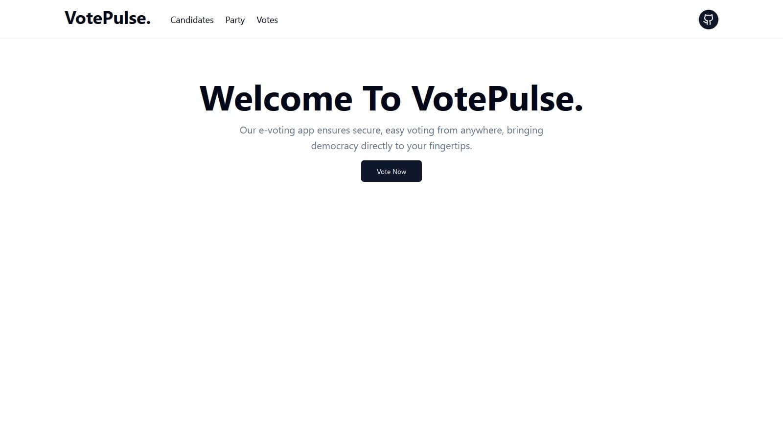 VotePulse E-voting App